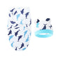Fascia Swaddle Neonato in 100% Cotone con Cappellino – Copertina Avvolgente Regolabile 70 × 50 cm