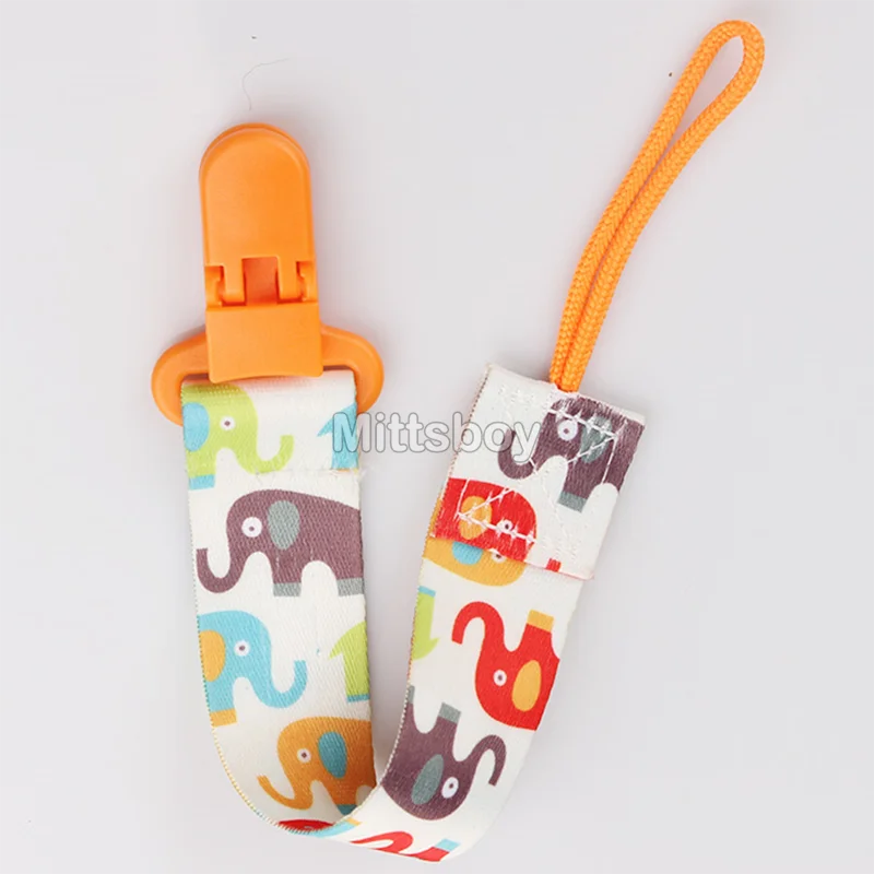 Catenella Portaciuccio in Tessuto con Clip – Fantasie Colorate