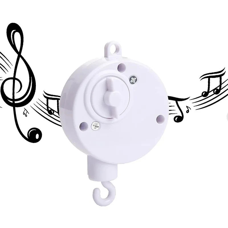 Carillon Musicale per Culla Effetto Legno – 35 Melodie e Rotazione
