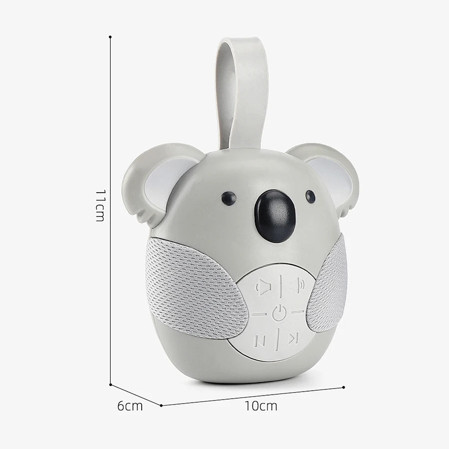 Dispositivo per Rumore Bianco per Neonati a Forma di Volpe o Koala con Ninne Nanne e Suoni Rilassanti