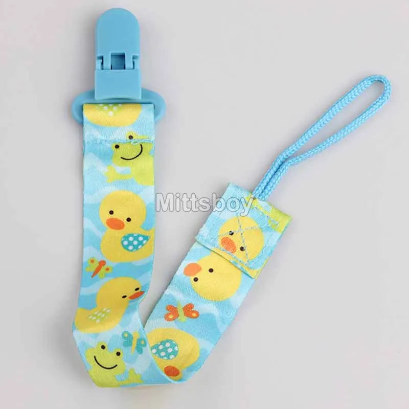 Catenella Portaciuccio in Tessuto con Clip – Fantasie Colorate