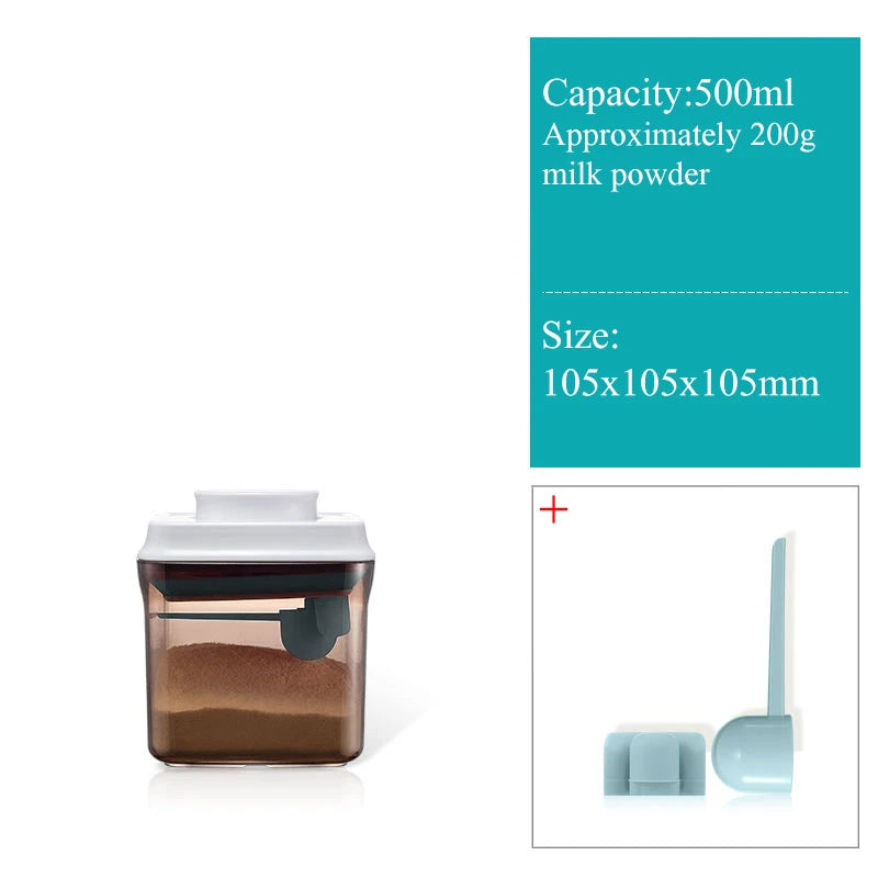 Contenitore Salva-Freschezza per Latte in Polvere - Dispenser con Dosatore 800/1000 ml