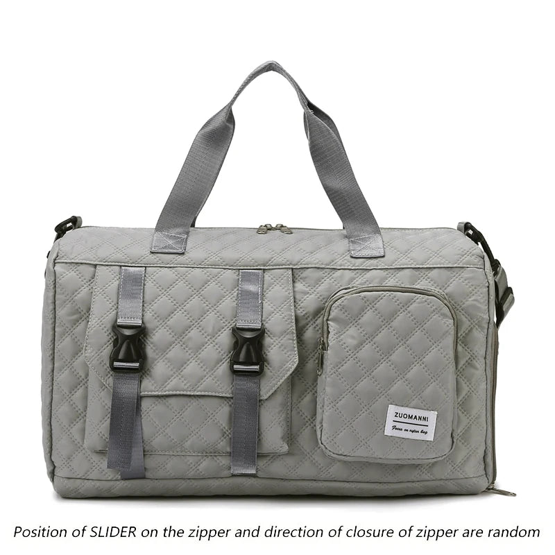 Borsone da Viaggio in Nylon Impermeabile con Scomparti Separati - Borsa Mamma Organizer Multifunzione