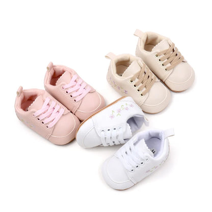 Scarpine Neonato Primi Passi Antiscivolo – Sneakers Morbide 0-18 Mesi