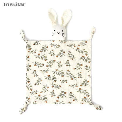 Doudou Coniglietto in Mussola di Cotone – Copertina Coccole per Neonati e Bambini