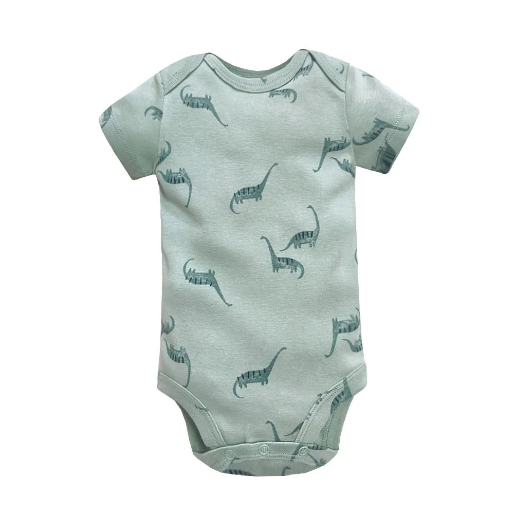 Body Neonato a Manica Corta 100% Cotone – Fantasie Assortite