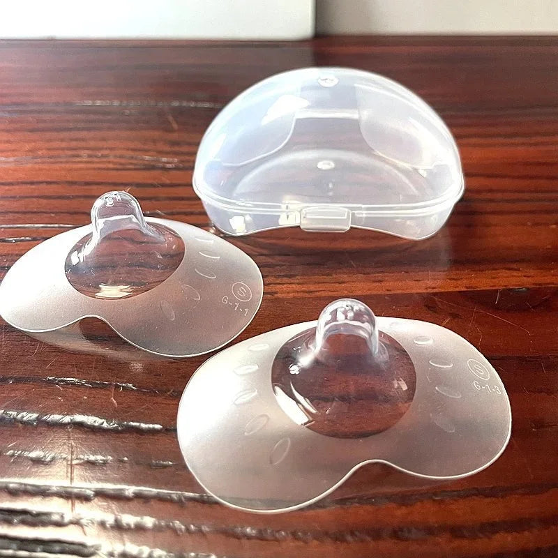 Paracapezzoli in Silicone per Allattamento – Set 2 Pezzi con Custodia