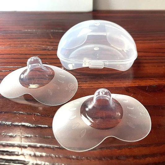 Paracapezzoli in Silicone per Allattamento – Set 2 Pezzi con Custodia