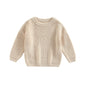 Maglione in Maglia per Bambini e Neonati in Cotone – Pullover a Maniche Lunghe Unisex per Autunno e Inverno