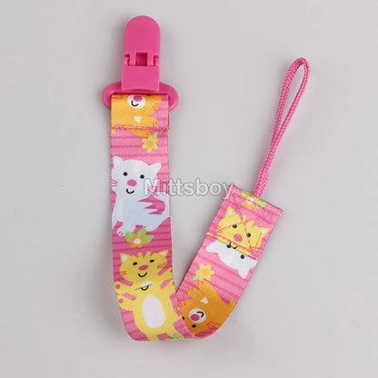 Catenella Portaciuccio in Tessuto con Clip – Fantasie Colorate