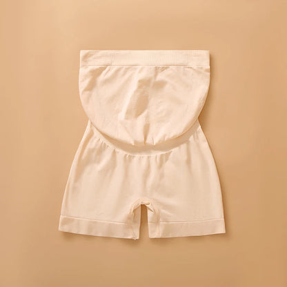 Boxer Premaman a Vita Alta Senza Cuciture – Slip Intimo Gravidanza Elasticizzato con Fascia Addominale