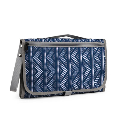 Fasciatoio Portatile Pieghevole con Tasche Porta Pannolini - Tappetino per Cambio Pannolino