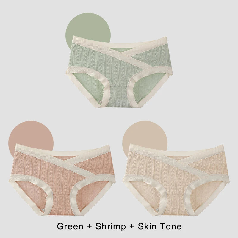 Set 3 Slip Premaman a Vita Bassa con Taglio a V – Gravidanza e Post Parto