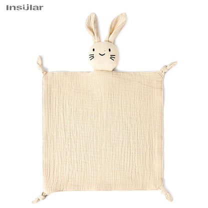Doudou Coniglietto in Mussola di Cotone – Copertina Coccole per Neonati e Bambini