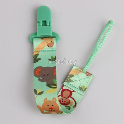 Catenella Portaciuccio in Tessuto con Clip – Fantasie Colorate
