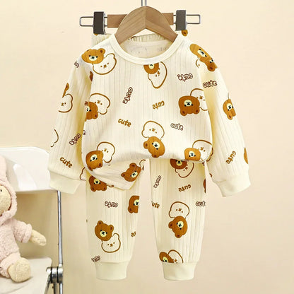 Pigiama Bambino in Cotone a Maniche Lunghe – Maglia e Pantaloni