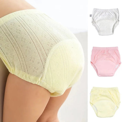 Mutandine per Spannolinamento in Cotone – Set da 3 Slip Lavabili per Bambini