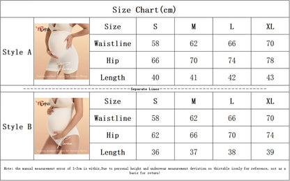 Leggings Premaman a Vita Alta – Pantaloncini Senza Cuciture in Due Lunghezze
