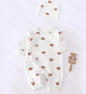 Tutina Kimono in Cotone per Neonati e Bambini con Cappellino – Maniche Lunghe (0-12 mesi)