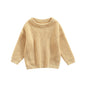 Maglione in Maglia per Bambini e Neonati in Cotone – Pullover a Maniche Lunghe Unisex per Autunno e Inverno