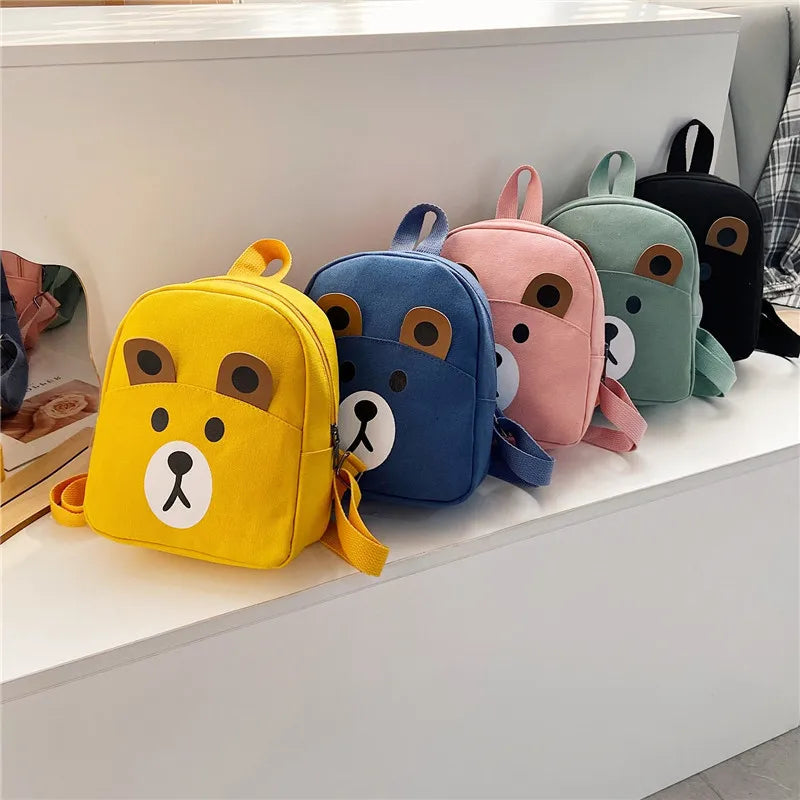 Zainetto Bambino con Animaletto – Mini Zaino in Tela per Asilo e Piccole Uscite