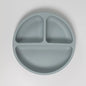 Piatto Svezzamento in Silicone con 4 Ventose – Piatto Pappa Antiscivolo a 3 Scomparti
