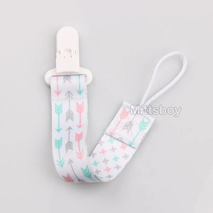 Catenella Portaciuccio in Tessuto con Clip – Fantasie Colorate
