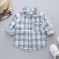 Camicia Bambino a Maniche Lunghe – Modelli a Quadri, Righe e Tinta Unita