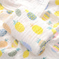 Telo Bagnetto in Garza di Cotone 4 Strati 70×90 cm per Neonati e Bambini