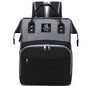 Zaino Fasciatoio Mamma Impermeabile Grande Capacità – Borsa Cambio Neonato con Tasche Termiche Portabiberon e Scomparti Multipli