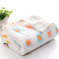 Telo Bagnetto in Garza di Cotone 4 Strati 70×90 cm per Neonati e Bambini