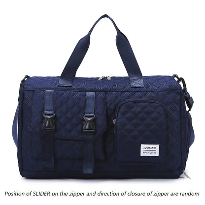 Borsone da Viaggio in Nylon Impermeabile con Scomparti Separati - Borsa Mamma Organizer Multifunzione
