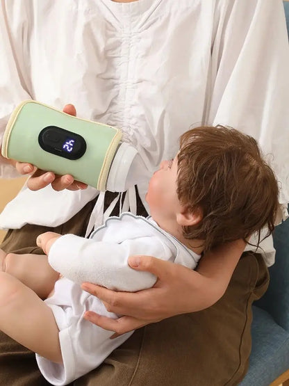 Scaldabiberon Portatile USB – Fascia Riscaldante con Controllo della Temperatura per Biberon