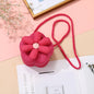 Borsetta Bambina a Tracolla in Paglia Intrecciata con Fiore – Mini Borsa con Chiusura Zip