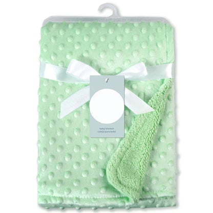 Copertina Neonato in Morbido Pile 70×95 cm con Texture a Rilievo