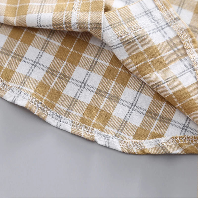 Camicia Bambino a Maniche Lunghe – Modelli a Quadri, Righe e Tinta Unita