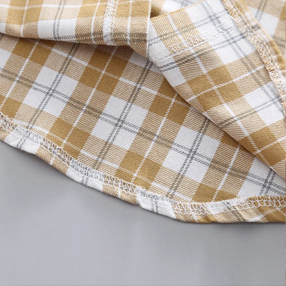 Camicia Bambino a Maniche Lunghe – Modelli a Quadri, Righe e Tinta Unita