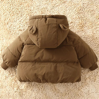 Giacca Invernale Imbottita Bambini con Cappuccio – Piumino Caldo e Unisex