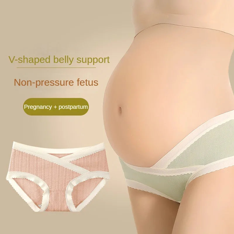 Set 3 Slip Premaman a Vita Bassa con Taglio a V – Gravidanza e Post Parto