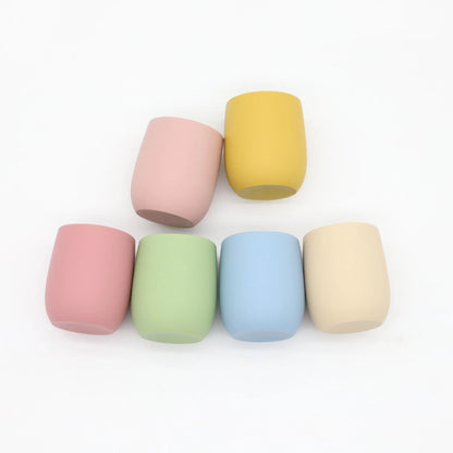 Mini Bicchiere Apprendimento in Silicone 70 ml – Tazza Aperta Senza Manici per Bambini