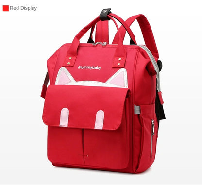 Zaino Mamma Porta Pannolini con Tasche Termiche per Biberon - Borsa con Scomparti Organizer