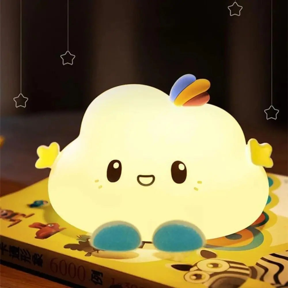 Luce Notturna a LED Nuvola per Bambini – Lampada da Comodino per Cameretta