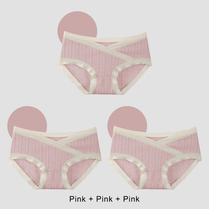 Set 3 Slip Premaman a Vita Bassa con Taglio a V – Gravidanza e Post Parto