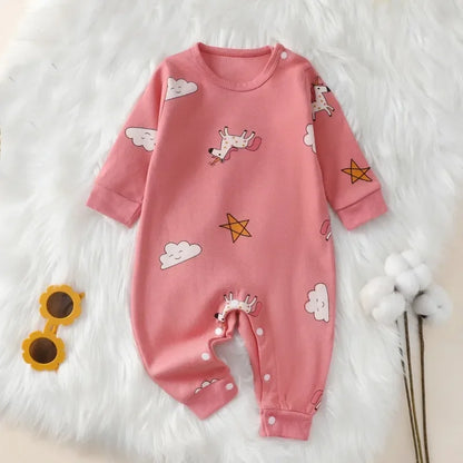 Tutina in Cotone 100% a Maniche Lunghe per Neonati e Bambini