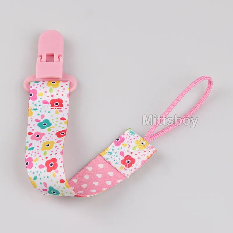 Catenella Portaciuccio in Tessuto con Clip – Fantasie Colorate
