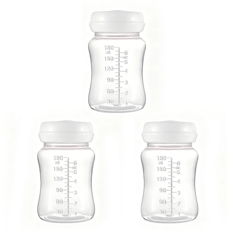 Contenitore Graduato per Conservazione Latte Materno 180 ml – Singolo o Set 2 Pezzi