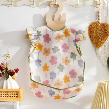 Bavaglino Impermeabile con Tasca Raccogli-Pappa – Pettorina Pappa Lavabile e Antimacchia per Bambini 1-3 Anni
