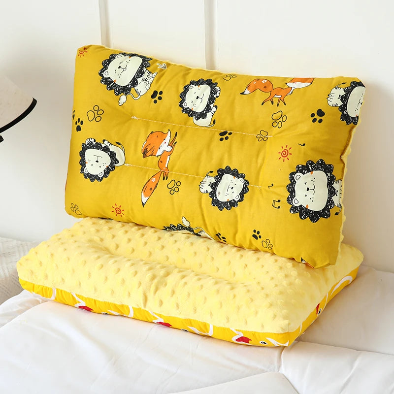 Cuscino Reversibile per Lettino Bambini – Fantasie Colorate e Retro Morbido in Rilievo