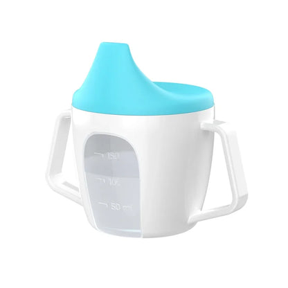 Tazza Primi Sorsi Bambini 200 ml – Bicchiere di Apprendimento con Beccuccio e Doppi Manici