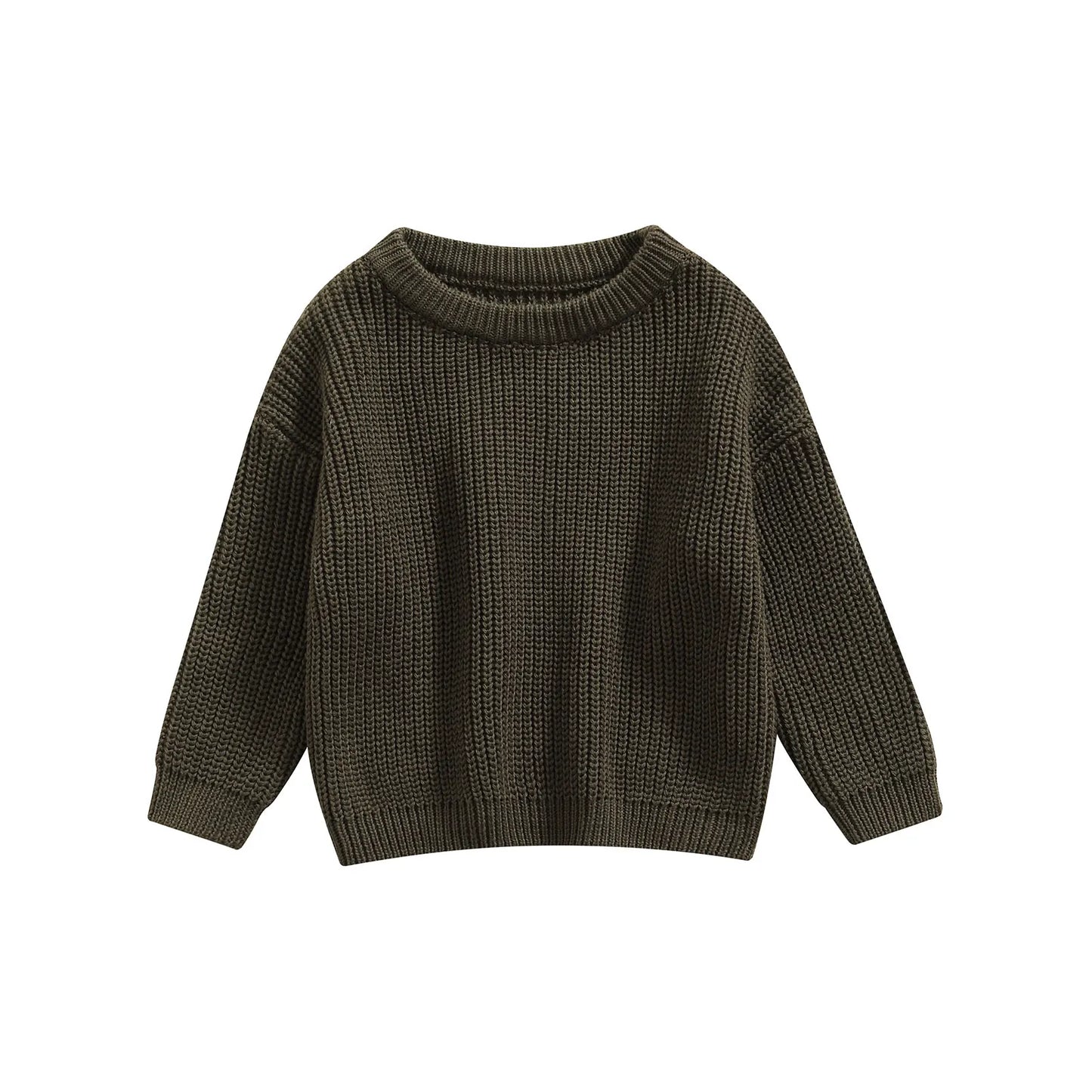 Maglione in Maglia per Bambini e Neonati in Cotone – Pullover a Maniche Lunghe Unisex per Autunno e Inverno
